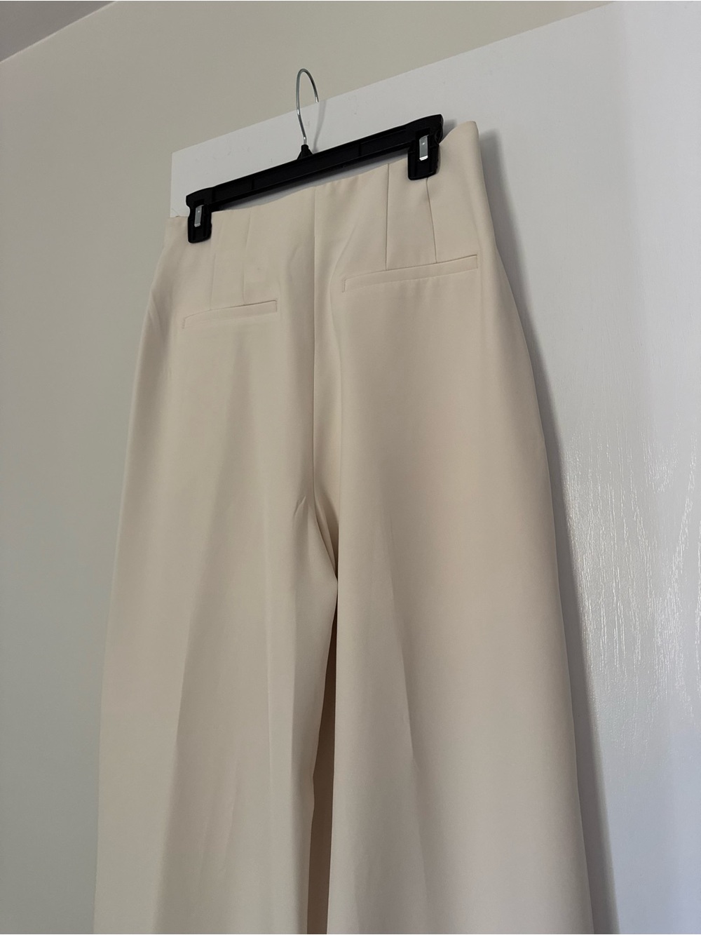 H&M Wide-Leg Cream Palazzo Pants - US 6 - Picture 6 of 7